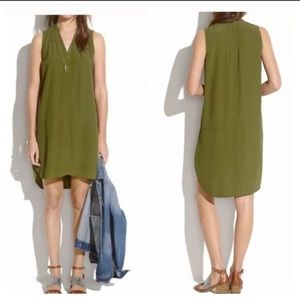 MADEWELL | Fairsky Olive Green Tunic Dress